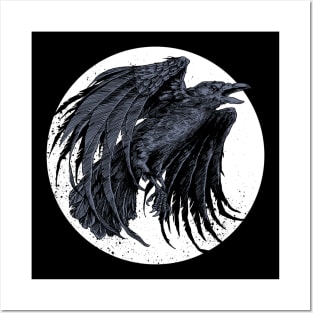 Crow night Posters and Art